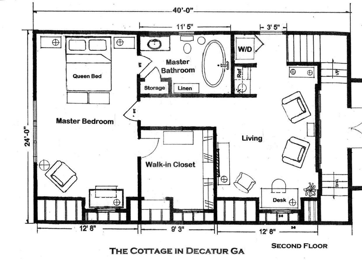 The Cottage Bed & Breakfast In Decatur Ga Ngoại thất bức ảnh