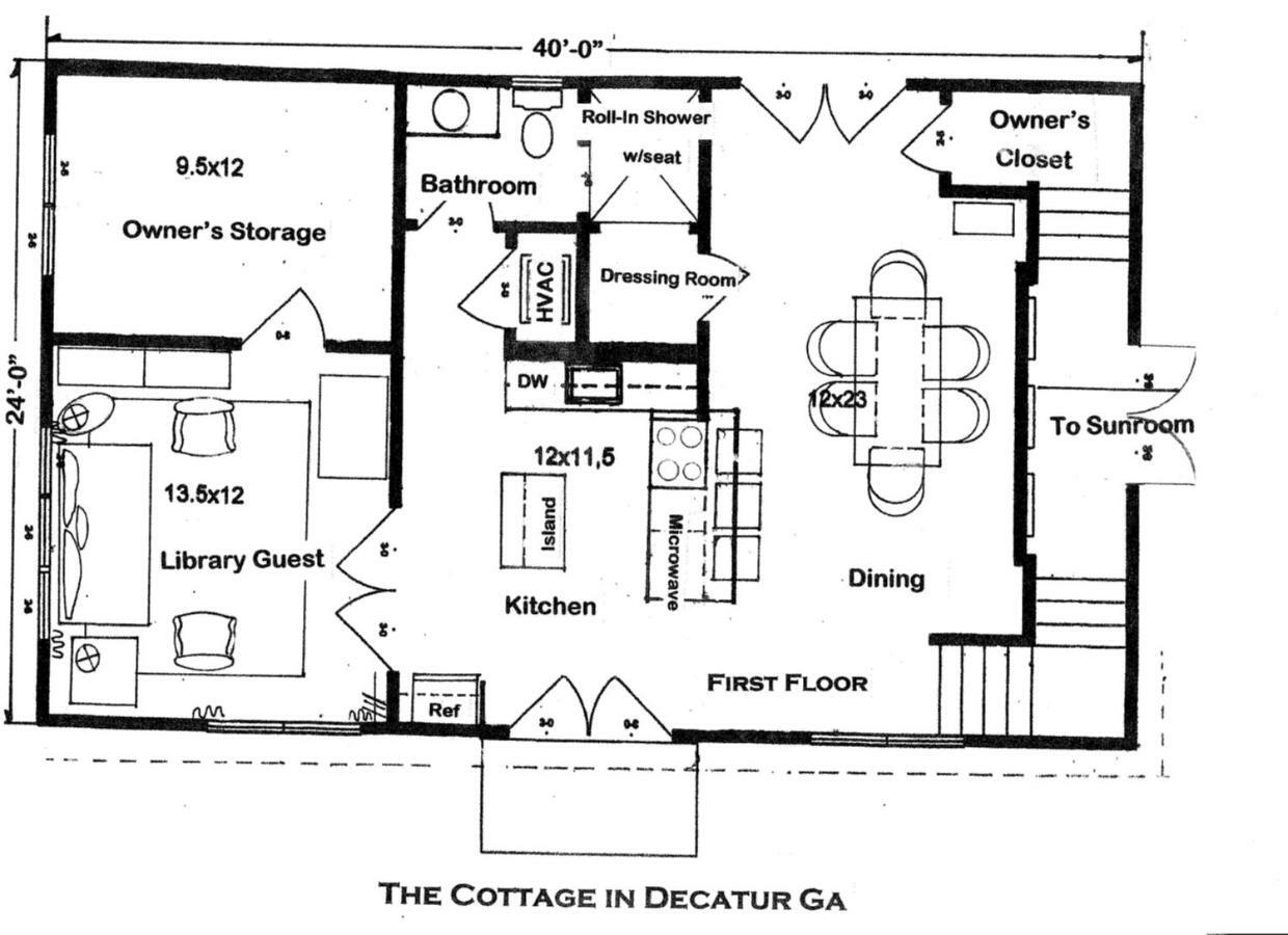 The Cottage Bed & Breakfast In Decatur Ga Ngoại thất bức ảnh